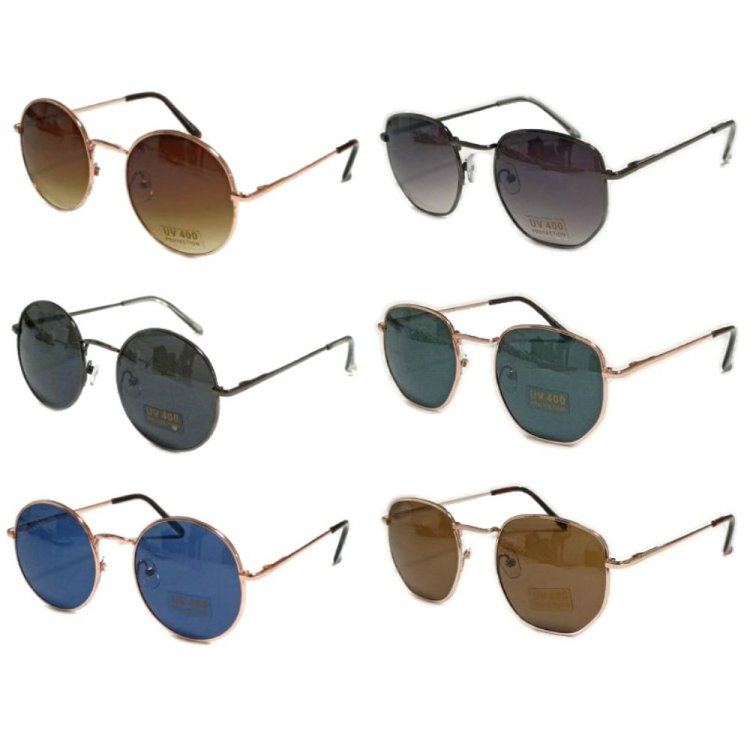 Classics Fashion Metal Sunglasses 2 Styles FM2166/67