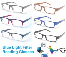 Blue Light Filter Reading Glasses Reading Glasses 2 Style Asstd R9188/R9189C Blue Light Filter Reading Glasses Reading Glasses 2 Style Asstd R9188/R9189C