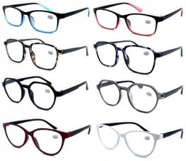 Fashion Plastic Reading Glasses 4 Style Asstd R9220-23 Fashion Plastic Reading Glasses 4 Style Asstd R9220-23