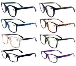 Fashion Plastic Reading Glasses 4 Style Asstd R9224-27 Fashion Plastic Reading Glasses 4 Style Asstd R9224-27