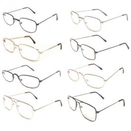Metal Frame Reading Glasses 4 Style Assot. R9236-39 Metal Frame Reading Glasses 4 Style Assot. R9236-39