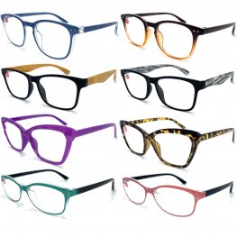 Fashion Unisex Plastic Reading Glasses 4 Style Asstd R9254-57 Fashion Unisex Plastic Reading Glasses 4 Style Asstd R9254-57